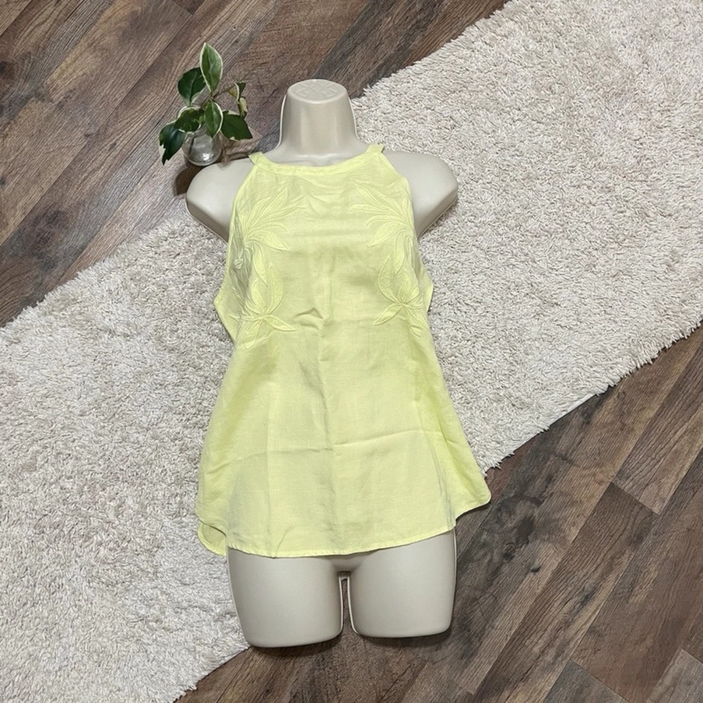 Yellow Sleeveless Women's Top